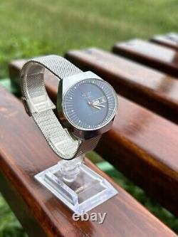 Vintage Collectible Watch Poljot Stadium Oval Case USSR Soviet Mechanical 1980s