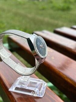 Vintage Collectible Watch Poljot Stadium Oval Case USSR Soviet Mechanical 1980s