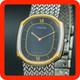 Vintage Mint Seiko Credor 7770-5141 18k Gold Blue Agate Dial Oval Shape Men