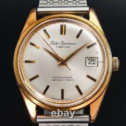 Vintage SEIKO Sportsman Calendar 17 Jewels 6602-9981 Hand Winding Men Watch