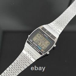 Vintage Seiko Digital A259-5070 Chronograph Alarm 1979 Old School Men's Watch
