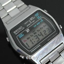 Vintage Seiko Digital Old School Quartz 1978 Watch Original Bracelet A128-5019