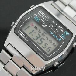 Vintage Seiko Digital Old School Quartz 1978 Watch Original Bracelet A128-5019