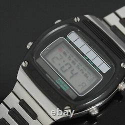 Vintage Seiko Digital Quartz SilverWave 1979 Watch Original Bracelet A156-5030