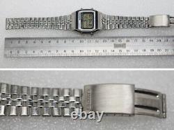 Vintage Seiko Digital Silver Wave Quartz 1979 Old School Men's Watch A229-5020