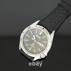 Vintage Seiko SilverWave Quartz Black Dial 1978 Watch 7546-6050 JDM Rare