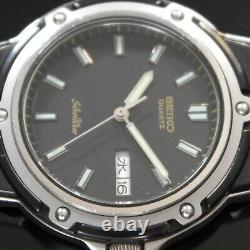 Vintage Seiko SilverWave Quartz Black Dial 1982 Watch 6433-6020 JDM