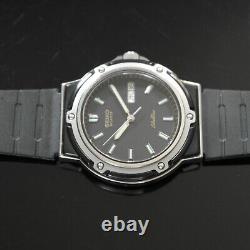 Vintage Seiko SilverWave Quartz Black Dial 1982 Watch 6433-6020 JDM