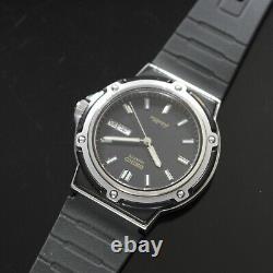 Vintage Seiko SilverWave Quartz Black Dial 1982 Watch 6433-6020 JDM