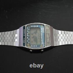 Vintage Seiko World Time 1979 Digital Quartz Original Bracelet Watch A239-502A