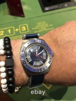 Vintage Soviet Men's Dive watch VOSTOK AMPHIBIA 2209 antimagnetic made in USSR