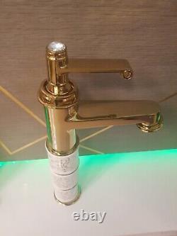 Vintage Style TAP Stainless Steel and Porcelain Basin Sink Mono Bloc Mixer TAP