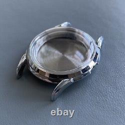 Vintage TISSOT Cal. 2451 Watch Case. Stainless Steel/Chrome. 33.8mm