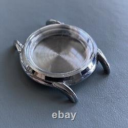 Vintage TISSOT Cal. 2451 Watch Case. Stainless Steel/Chrome. 33.8mm