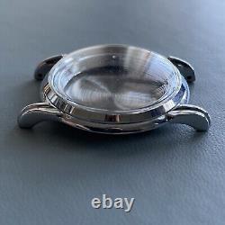 Vintage TISSOT Cal. 2451 Watch Case. Stainless Steel/Chrome. 33.8mm