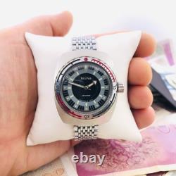 Vostok Amphibia Soviet Diver Watch Barrel Case Stainless Steel 2209 18 Jewels