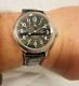 Vostok Automatic Retro Aviator Watch K-43 Kirova Black Analog Wrist Watch