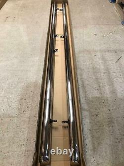 Vw Volkswagen Crafter Lwb 0616 76mm Side Bar & Steps Quality Stainless Steel