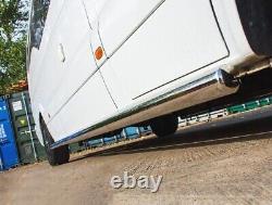 Vw Volkswagen Crafter Lwb 0616 76mm Side Bar & Steps Quality Stainless Steel