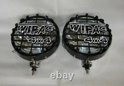 WIPAC 8 inch Stainless Off-Road Driving lamp set inc Grilles S6013C