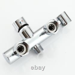 Wall Mount Chrome Bidet Mixer Spray Set Toilet Douche Muslim Hot and Cold Bidet
