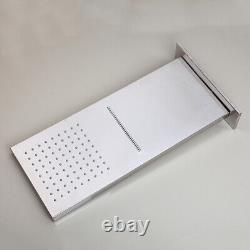 Wall Mounted 20 Thicken Rectangle Rainfall Waterfall Shower Head Mixer Faucet