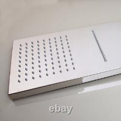 Wall Mounted 20 Thicken Rectangle Rainfall Waterfall Shower Head Mixer Faucet