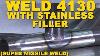 Welding 4130 Chrome Moly With Stainless Steel Filler Super Missile Weld Tig Time