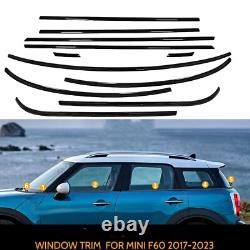 Window Decorative Moulding Trim For MINI F60 2017-2023 4 Door Chrome Black MA