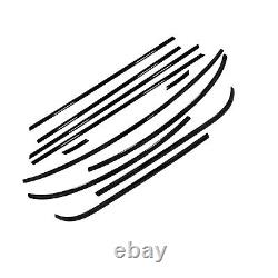 Window Decorative Moulding Trim For MINI F60 2017-2023 4 Door Chrome Black MA