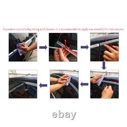 Window Decorative Moulding Trim For MINI F60 2017-2023 4 Door Chrome Black MA