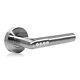 Xfort Smart Lock Door Handle, Stainless Steel In Satin Chrome, Lever On Rose