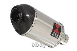 XT700 TENERE 2019-2020 Exhaust Silencer Oval Stainless Carbon Tip 200ST