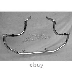 Yamaha XVS1300 V-STAR MIDNIGHT STAR Engine Crash Bar Guard with built in Pegs