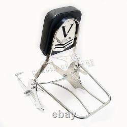 Yamaha Xv535 Virago (1987-2003) Passenger Backrest Sissy Bar + Luggage Rack