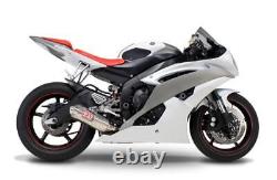 Yoshimura Exhaust Stainless TRC Tri-Ocal Slip On Yamaha YZF-R6 2006 2016