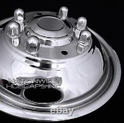 05-18 Ford F350 17 Dually Simulateurs De Roue En Acier Inoxydable Double Rim Liners Peau