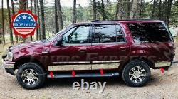 1997-2002 Ford Expedition Withflare Rocker Panel Trim Body Side 5 1/2 8pc Fl