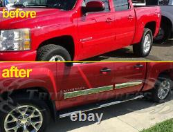 2007-2008 Chevy Silverado Extended Cab Side Molding Trim Overlay 4,25