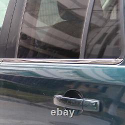 4PCS Bande de garniture inférieure de fenêtre de voiture en acier inoxydable pour Land Rover Freelander 2