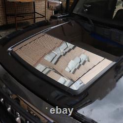 9PCS Garniture de Couverture de Capot en Acier Inoxydable Chromé Argent pour Hummer H3 2005-2009