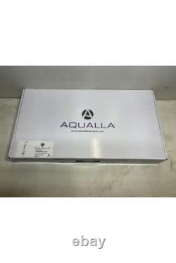 Aqualla Sess-ds Carré en Acier Inoxydable Éco Douche avec Fixations Rapides