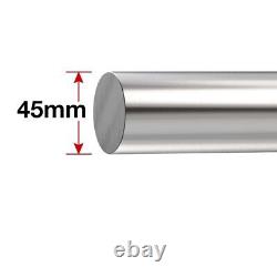 Axe linéaire lisse en acier chromé de Ø 4-50mm Barre ronde Rail de glissière Tige de roulement CNC