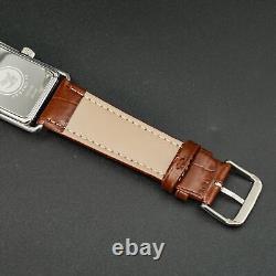 BOÎTE N-MINT BURBERRY BU1202 Montre pour hommes carrée à petite seconde en forme de tank avec bracelet neuf