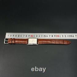 BOÎTE N-MINT BURBERRY BU1202 Montre pour hommes carrée à petite seconde en forme de tank avec bracelet neuf