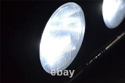 Barbecue + Emplacements pour Lampes en Acier Inoxydable Chrome de Barres Frontales pour Camion Iveco Trakker