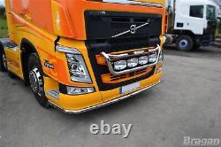 Barbecue Grill C + Jumbo Spots x4 + Step Pad + Side LED x2 Pour Volvo FH5 2021+ Chrome
