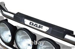 Barbecue pour DAF LF 55 2014 Chrome Acier inoxydable Lampes Barre lumineuse avant Camion
