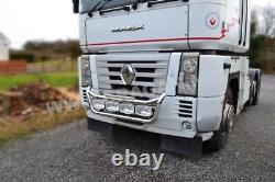 Barbecue pour Renault Magnum Barre lumineuse avant en acier inoxydable chromé pour camion