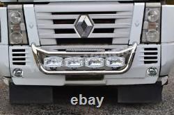 Barbecue pour Renault Magnum Barre lumineuse avant en acier inoxydable chromé pour camion